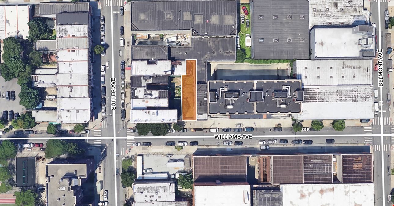 2,000 SF | 282 Williams Avenue | Vacant Land/Parking For Lease