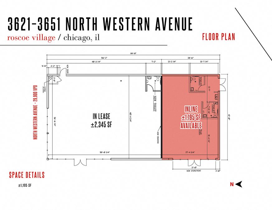 New Multi-Tenant Development - 3621-51 North Western Avenue