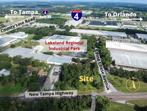 VacantLand space for Sale at New Tampa Hwy & Pine Chase  in Lakeland
