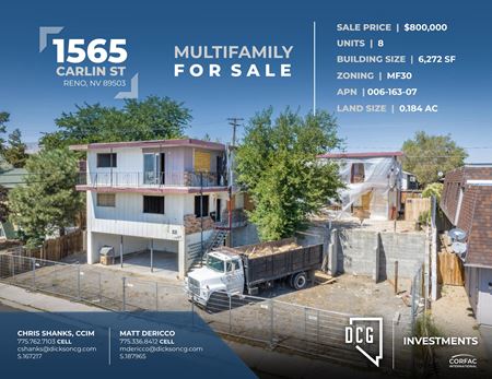 Photo of commercial space at 1565 Carlin Street in Reno