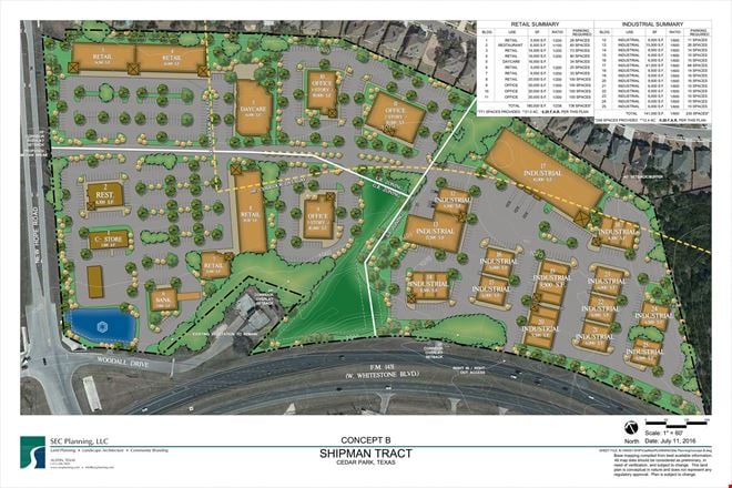 +/- 34 Acres Mixed Use Site Adjacent to High Traffic Lit Intersection | Cedar Park, TX