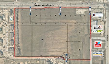 VacantLand space for Sale at Rock Road & 63rd St. S, W of SW/c in Derby