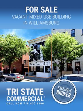 322 Union Ave | 4,000SF Vacant Mixed-Use Building | Williamsburg | Potential Development Site