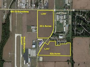 Two Tracts of Land Available for Sale - West Memphis
