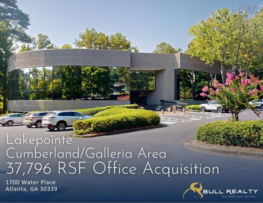 Lakepointe | Cumberland/Galleria Area | 37,796 RSF Office Acquisition Opportunity