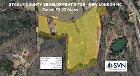 33 Acre Stanly County Development Site - New London NC - New London