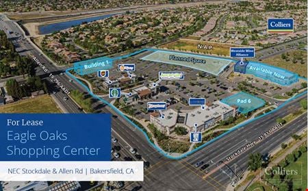 Retail space for Rent at NEC Stockdale Hwy & Allen Road in Bakersfield