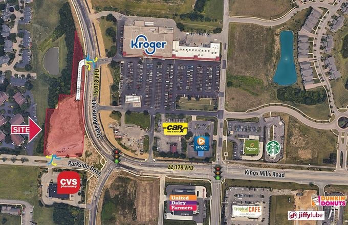 VacantLand space for Sale at Parkside Drive & State Rte. 741 in Mason