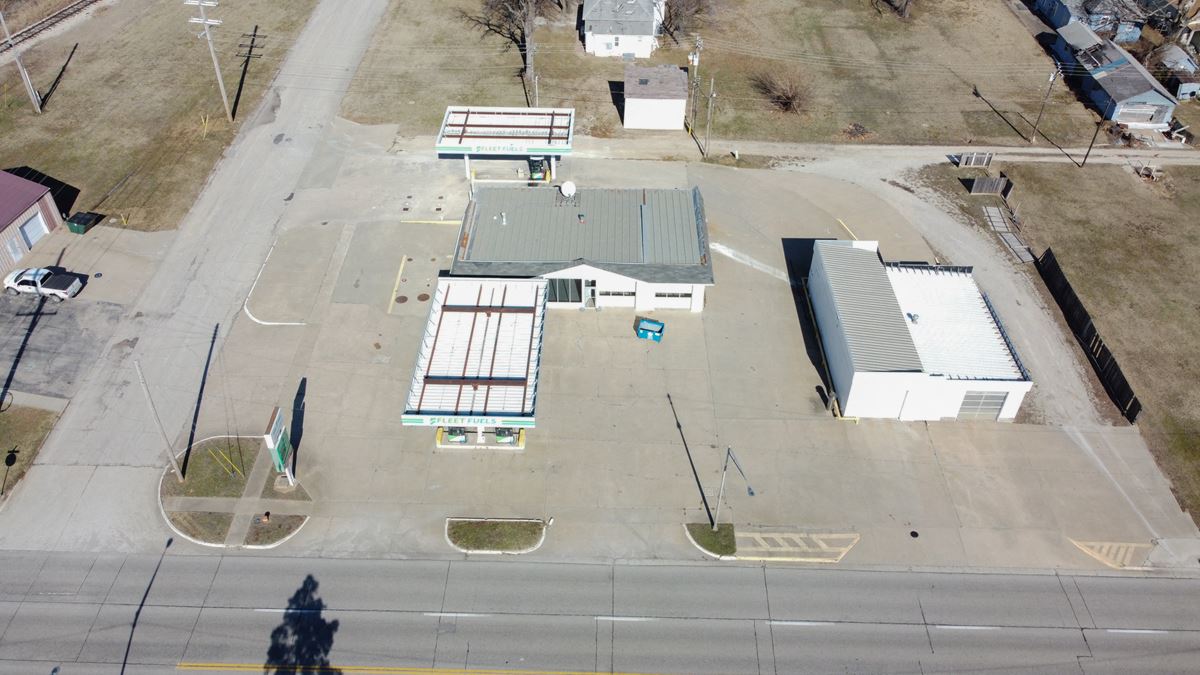 GAS STATION WITH AUTO SHOP AND CAR WASH