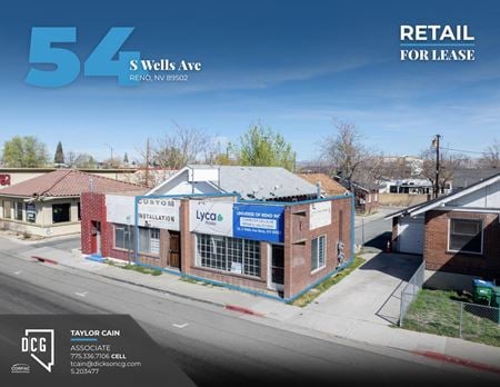 Retail space for Rent at 54 S Wells Ave in Reno