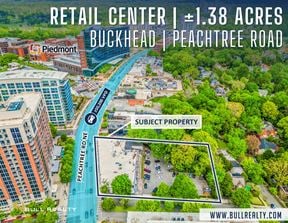 Buckhead | Peachtree Road Retail Center | ±1.38 Acres