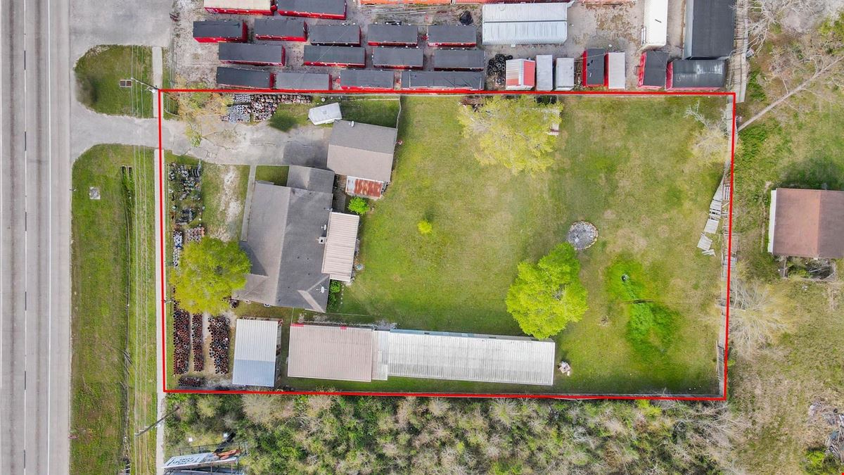 Unrestricted 1-Acre Lot on High-Traffic SH-242 – Conroe Corridor