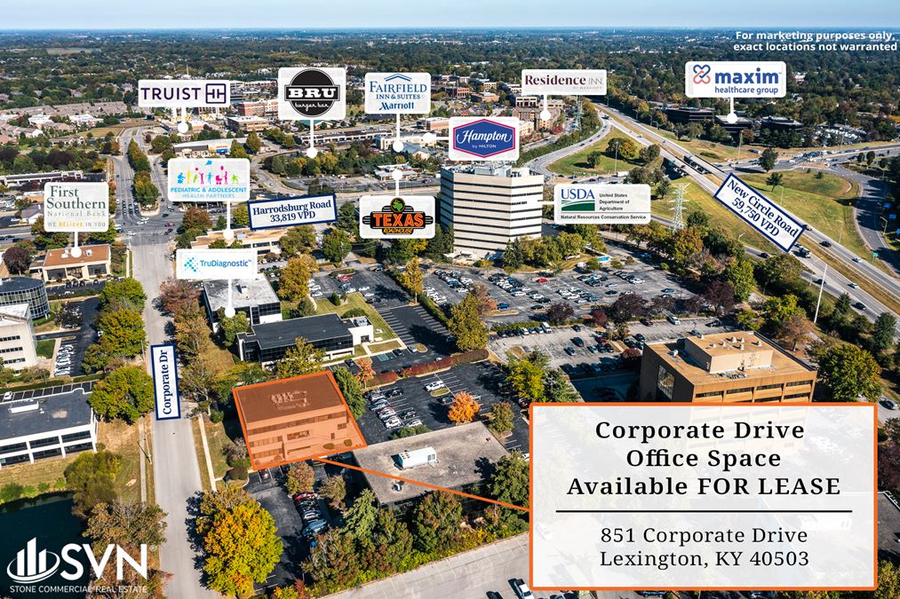 Strategically Located Corporate Drive Office Space