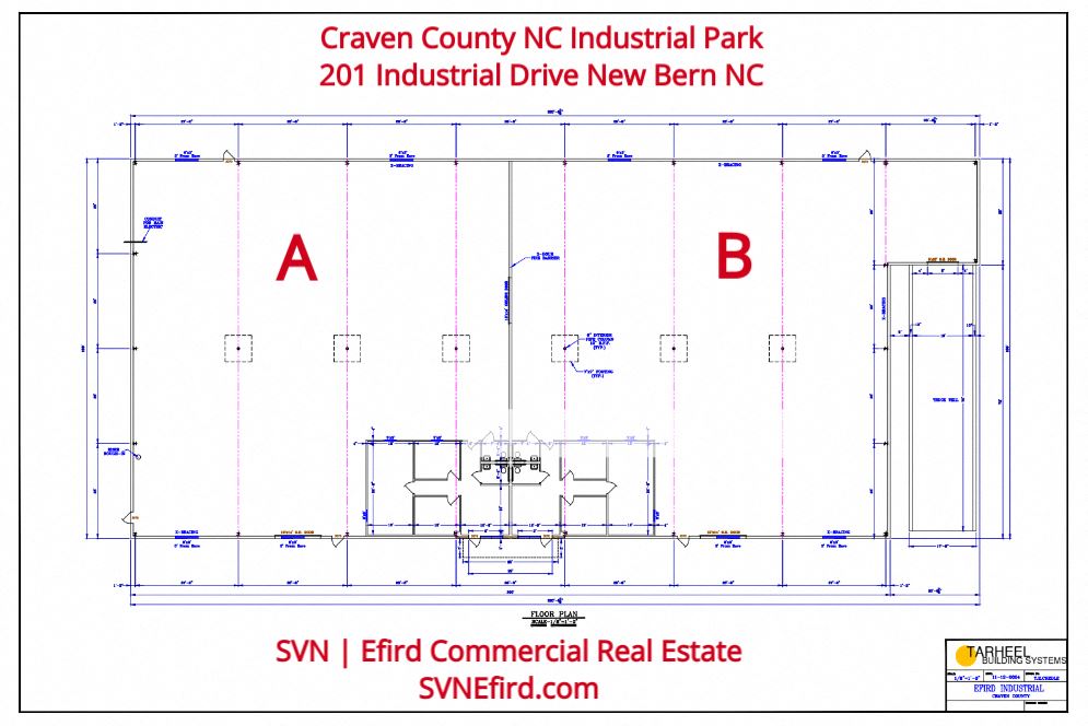 Craven County Industrial Park Flex Warehouses For Lease