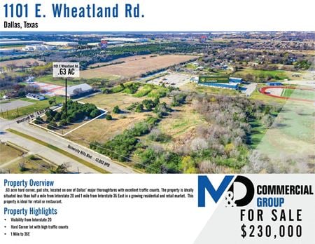 Commercial space for Sale at 1101 E Wheatland Rd in Dallas