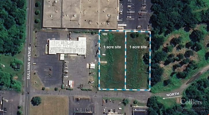 Two 1-acre lots with fenced storage for lease