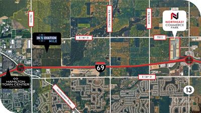 Built-to-Suit Industrial Space Along I-69 | ±136,080–385,560 SF Available in Ingalls, IN