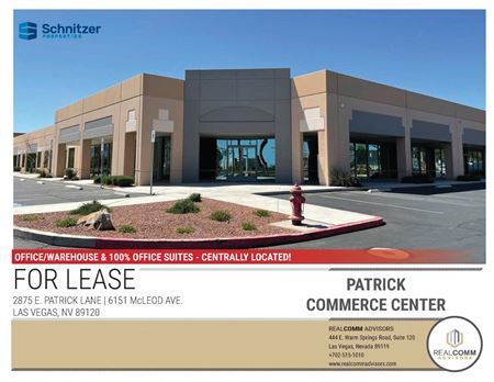 Flex Space space for Rent at 2875 East Patrick Lane in Las Vegas