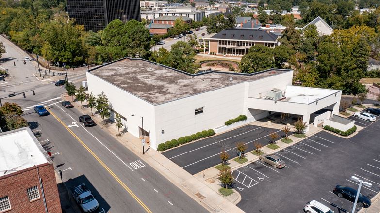 Office Building with Surface Parking Lot in Downtown