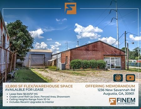 Industrial space for Rent at 1236 New Savannah Rd in Augusta