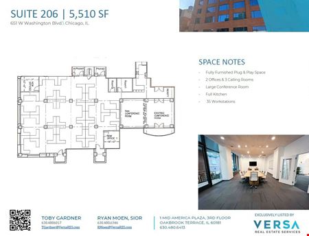 Office space for Rent at 651 W Washington Blvd in Chicago