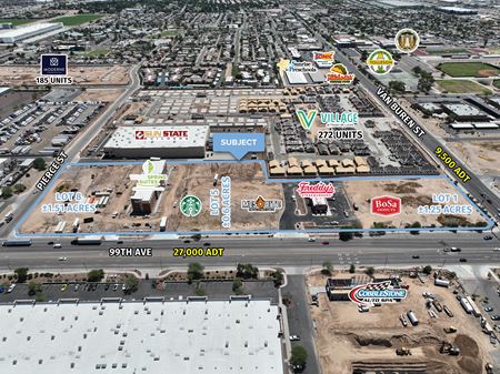 Photo of commercial space at NEC 99th Ave & Van Buren St in Tolleson