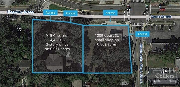 1.76± Acre Corner Lot in Downtown Clearwater
