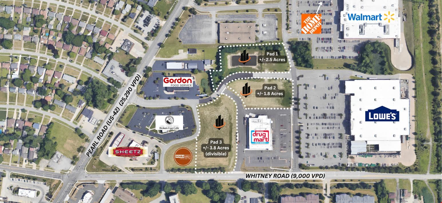 Lowes Outparcels - Pearl Rd & Whitney Rd