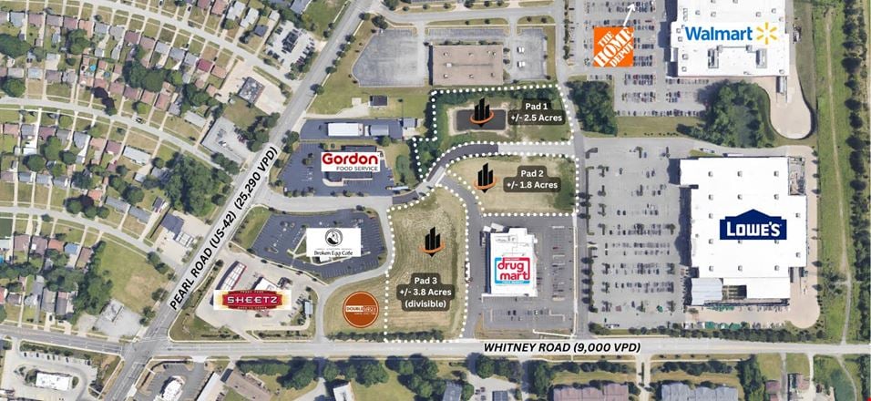 Lowes Outparcels - Pearl Rd & Whitney Rd