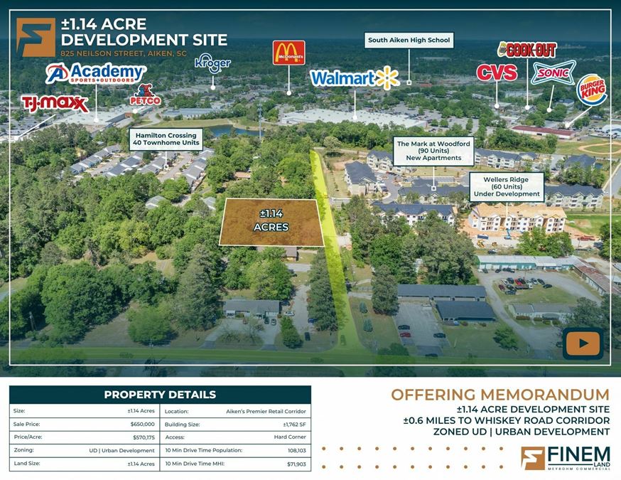 1.14 Acre Development Site