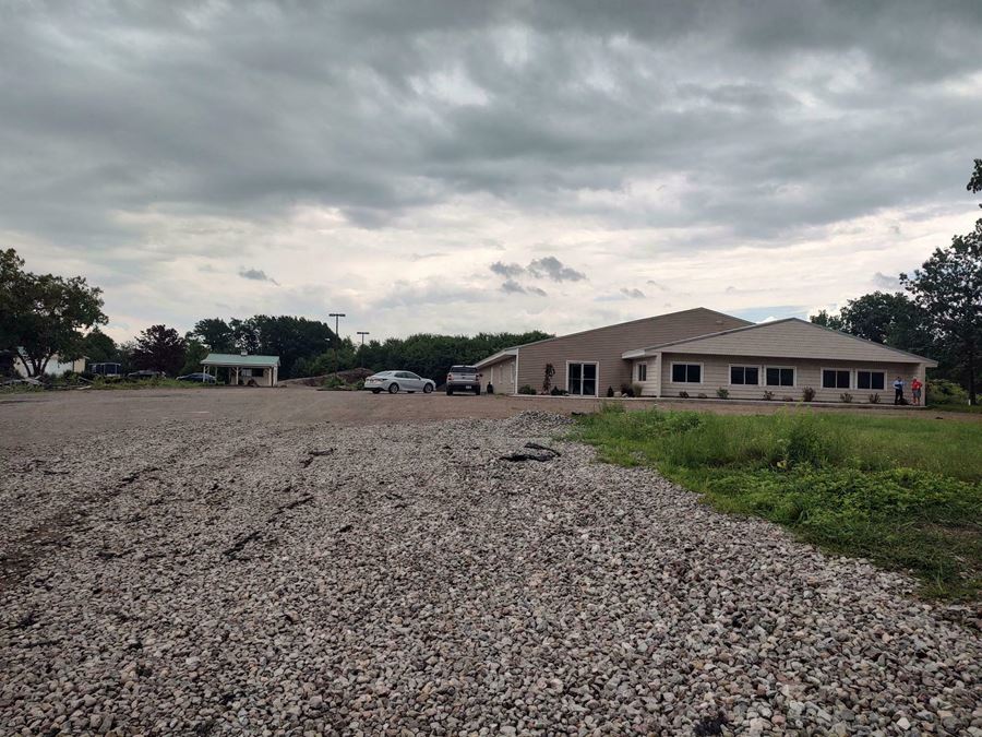 4,000+/- SF Office Space, 9,000+/- Warehouse Space & 11+/- Acres Vacant Land