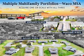52 Multifamily Units | Multiple Portfolios in One