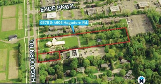 5.7 A Church/Land/Office Redev. Across from MSU-Hagadorn Rd