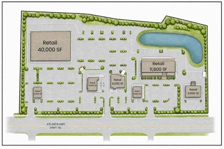 Retail space for Rent at 4940 Atlanta Hwy in Loganville
