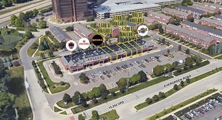 Retail space for Rent at 25253 Evergreen Road in Southfield