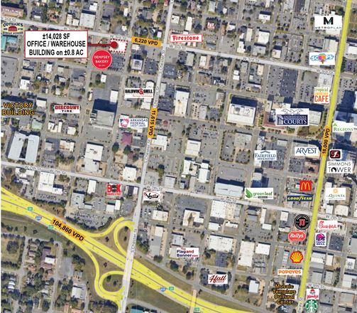 Office/Warehouse Building for Lease or Sublease in Downtown Little Rock