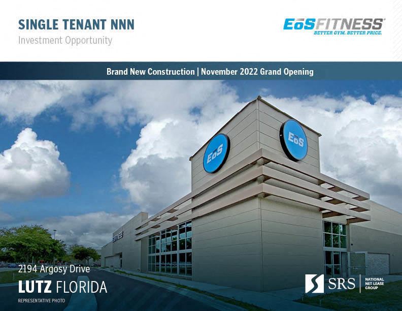 Lutz, FL EOS Fitness 2194 Argosy Drive, Lutz, FL Retail Space