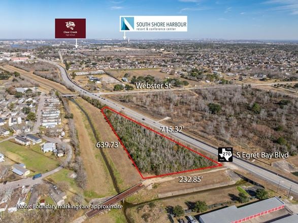 1.93 AC @ Egret Bay Boulevard & Webster Street, League City, Texas 77573