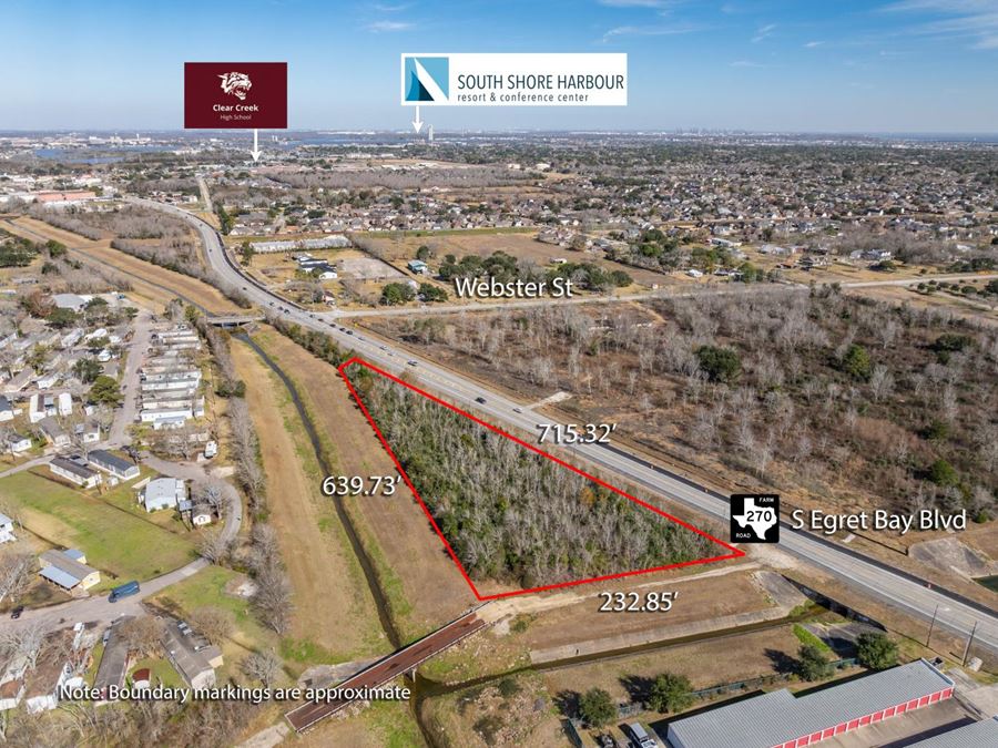1.93 AC @ Egret Bay Boulevard & Webster Street, League City, Texas 77573