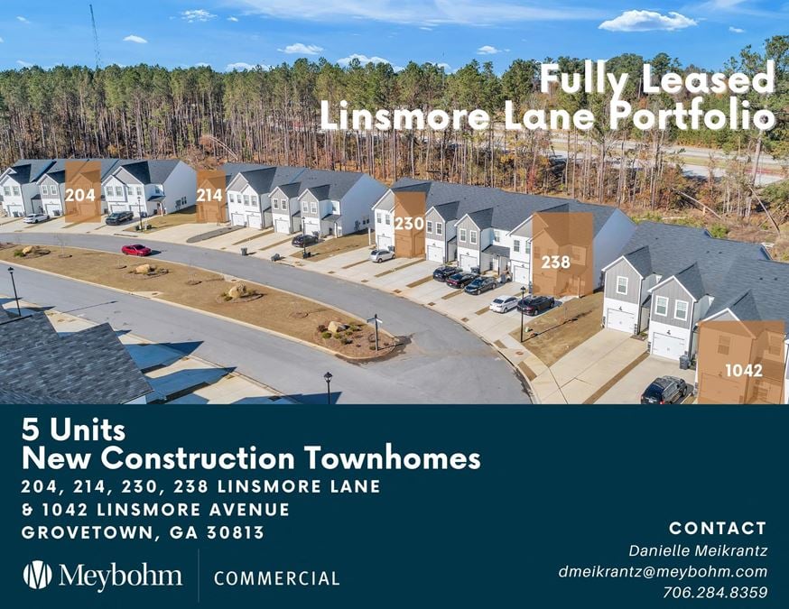 NEW CONSTRUCTION: Fully Leased Linsmore Lane Portfolio