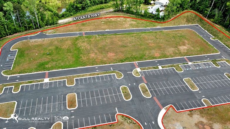 Prime Retail Development Site | ±8.45 Acres | Fully Graded | Atlanta Highway Frontage