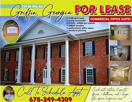 Office space for Rent at 139 West Ellis Rd. in Griffin