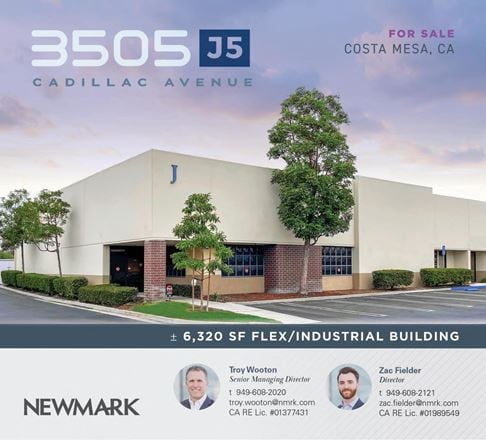 Flex Space space for Sale at 3505 Cadillac Avenue in Costa Mesa