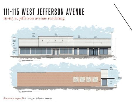 Retail space for Rent at 111-115 West Jefferson Avenue in Naperville