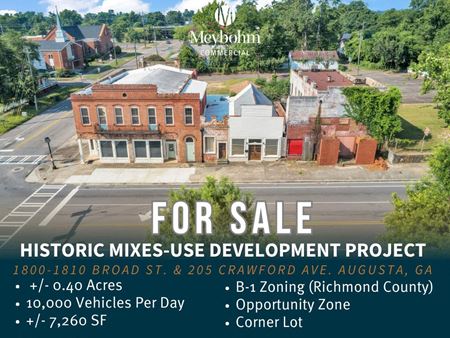 Photo of commercial space at 1800-1810 Broad St, 205 Crawford Ave. in Augusta