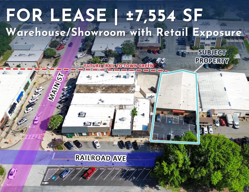 Warehouse/Showroom with Retail Exposure | ±7,554 SF | For Lease