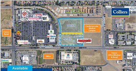 Retail space for Rent at NEC Herndon & Helm Avenues in Clovis