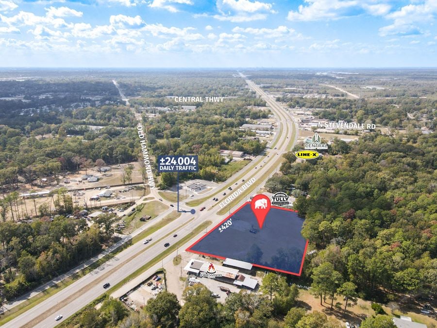 Commercial Land at Florida Blvd and Old Hammond Hwy