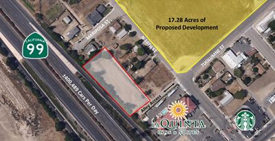 ±0.80 Acres of CA-99 Highway Commercial Development Land