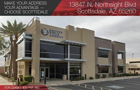 Office space for Rent at 13847 N Northsight Blvd in Scottsdale